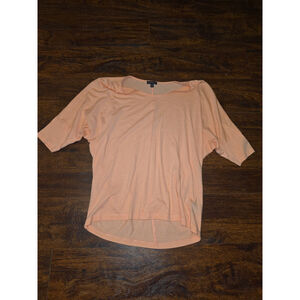Peach short sleeve Express shirt size small